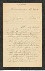 Nachlass Franz Steindachner, Brief von C. Heller; C. Kersten & Co. an Franz Steindachner (30.01.1908), Inv.Nr. 212.01, Seite 1